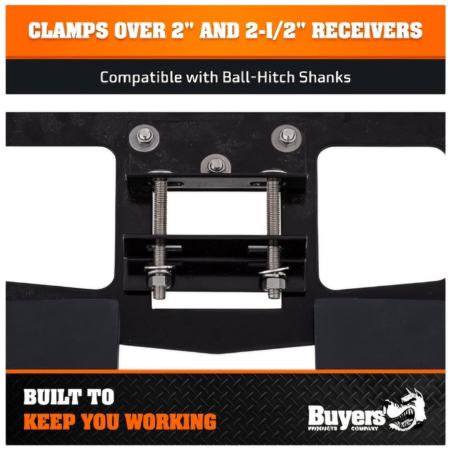 Buyers Products 8597220 No Drill Truck Mud Flaps, Receiver Fit, 20 Inch