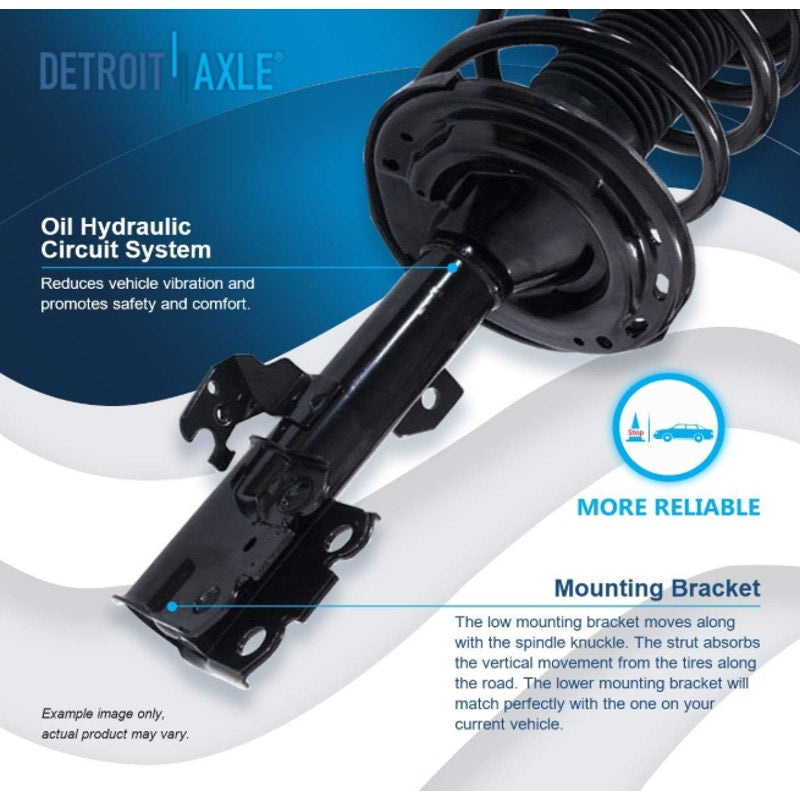 Detroit Axle - 2 Front Struts for Lexus ES350 Toyota Camry Avalon Solara