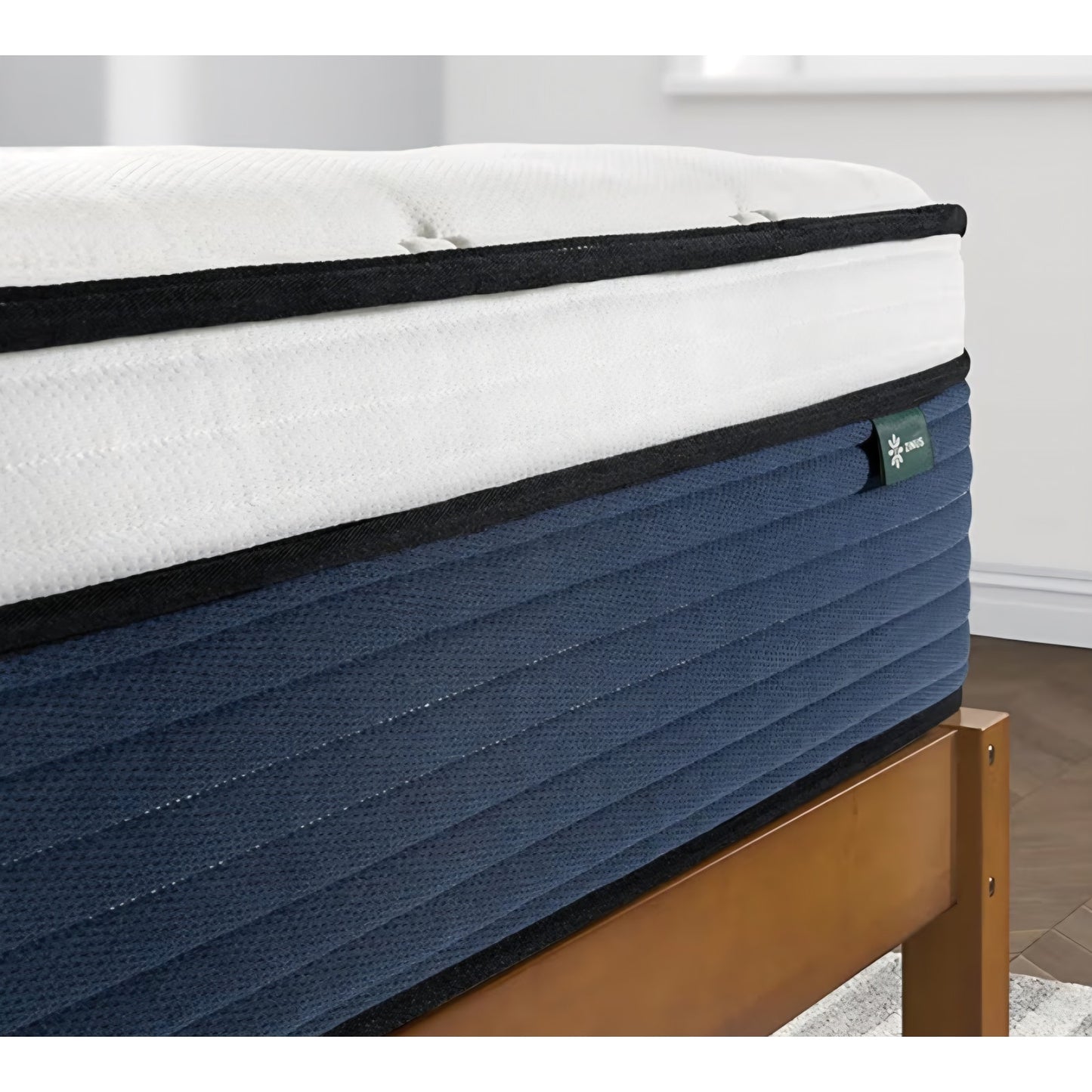 Queen Zinus 12 Inch Comfort Support Hybrid Mattress [New Version], Queen, Fiberglass Free