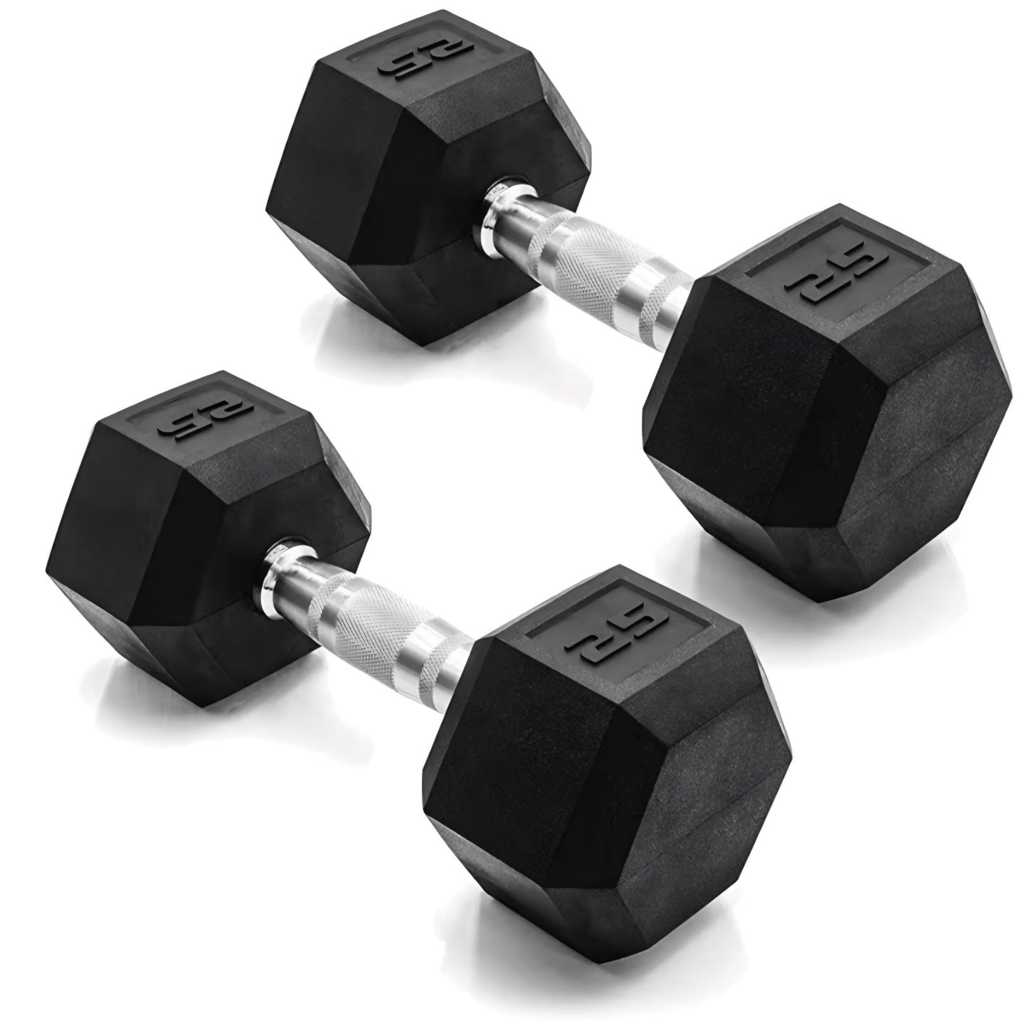 CAP Barbell Coated Dumbbell Weight | Multiple Options Pairs & Sets 25 Lb Set
