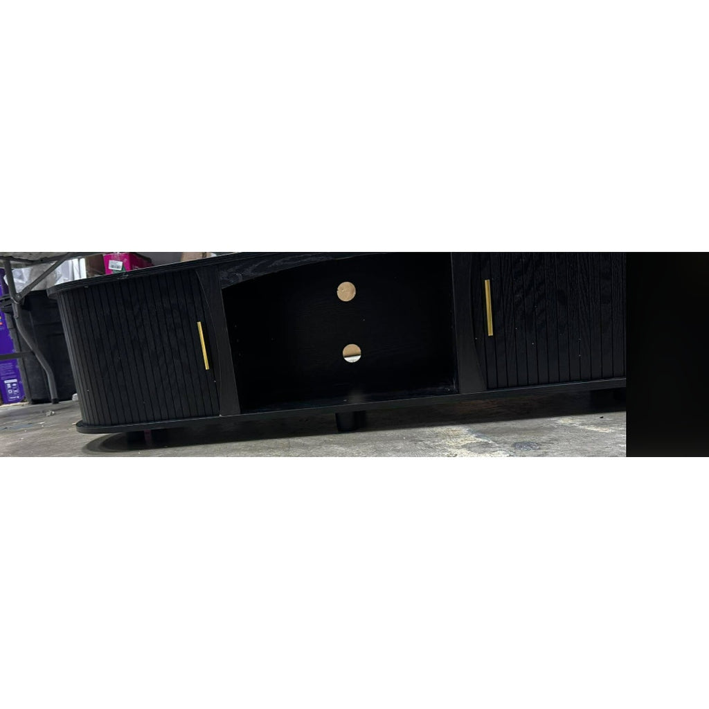 58 inc x 16 inc Mid Century Modern Oval Coffee Tables with Storage and Charging Station for Living