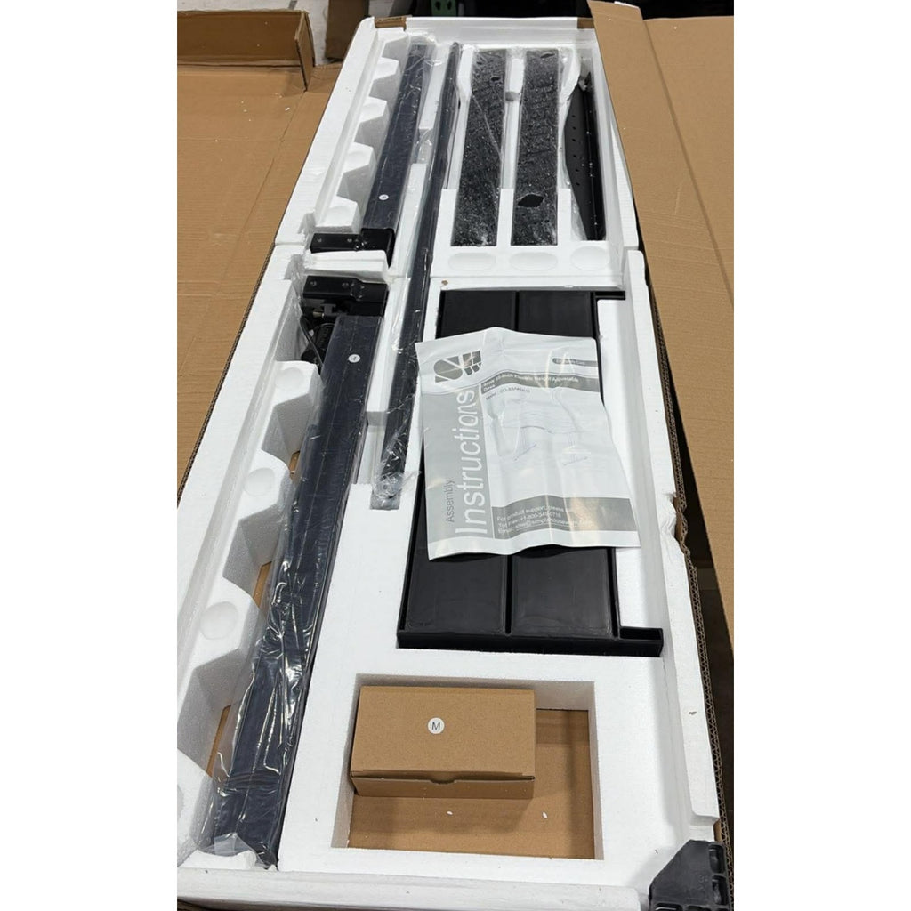 SHW 55 x 28 Inches Electric Height Adjustable Standing Desk with Drawer and Memory Preset