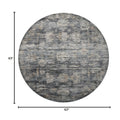 Loloi Jean Stoffer Katherine Collection KES-04 Ink/Jade 5'-3'' x 5'-3'', .25" Pile Height, Rug