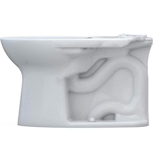 TOTO Drake Elongated TORNADO FLUSH Toilet Bowl with CEFIONTECT, Cotton White