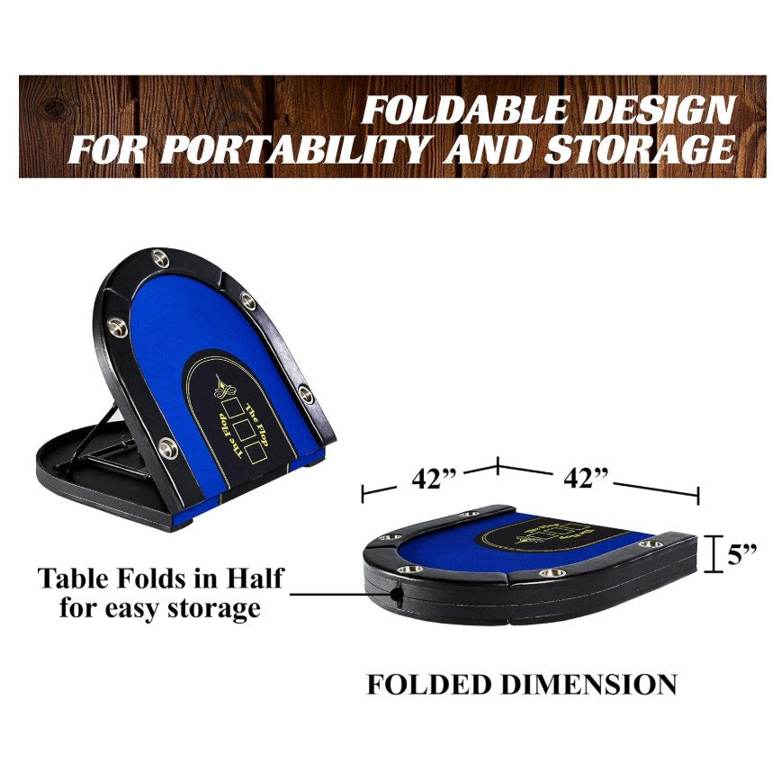 Barrington Folding Poker Table for up to 10 Players