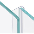 78" Sliding Shower Door Side Seal Strip for 3/8" Glass,w/ 3/5" Flip (1X78")