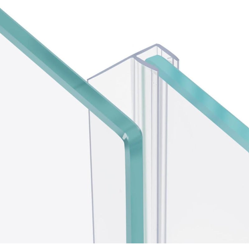 78" Sliding Shower Door Side Seal Strip for 3/8" Glass,w/ 3/5" Flip (1X78")