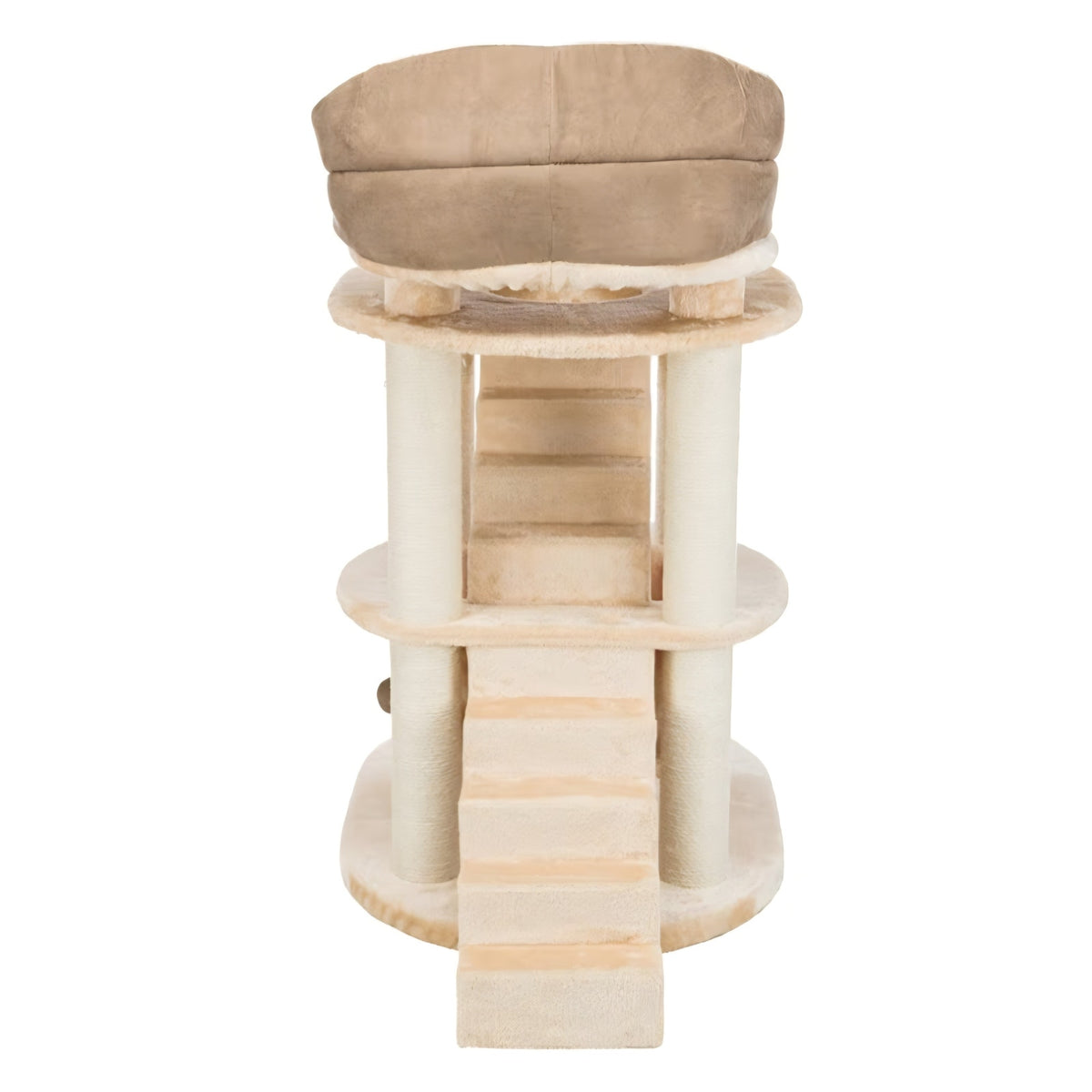 Senior Cat Tower with Scratching Posts, Hammock, Stairs