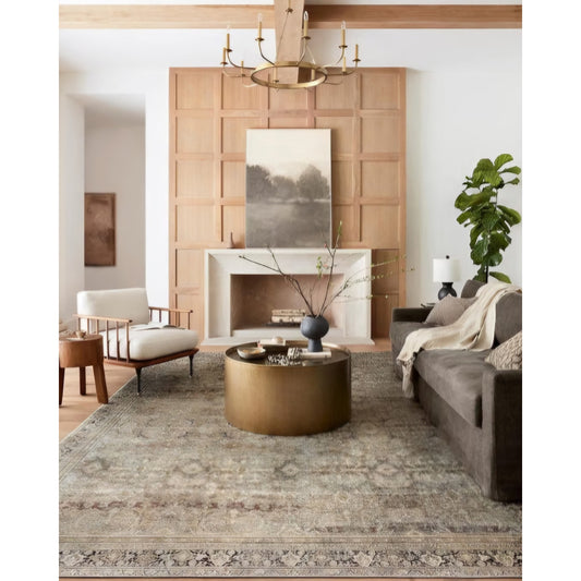 Loloi Layla Olive/Charcoal 7'-6" x 9'-6" Area Rug