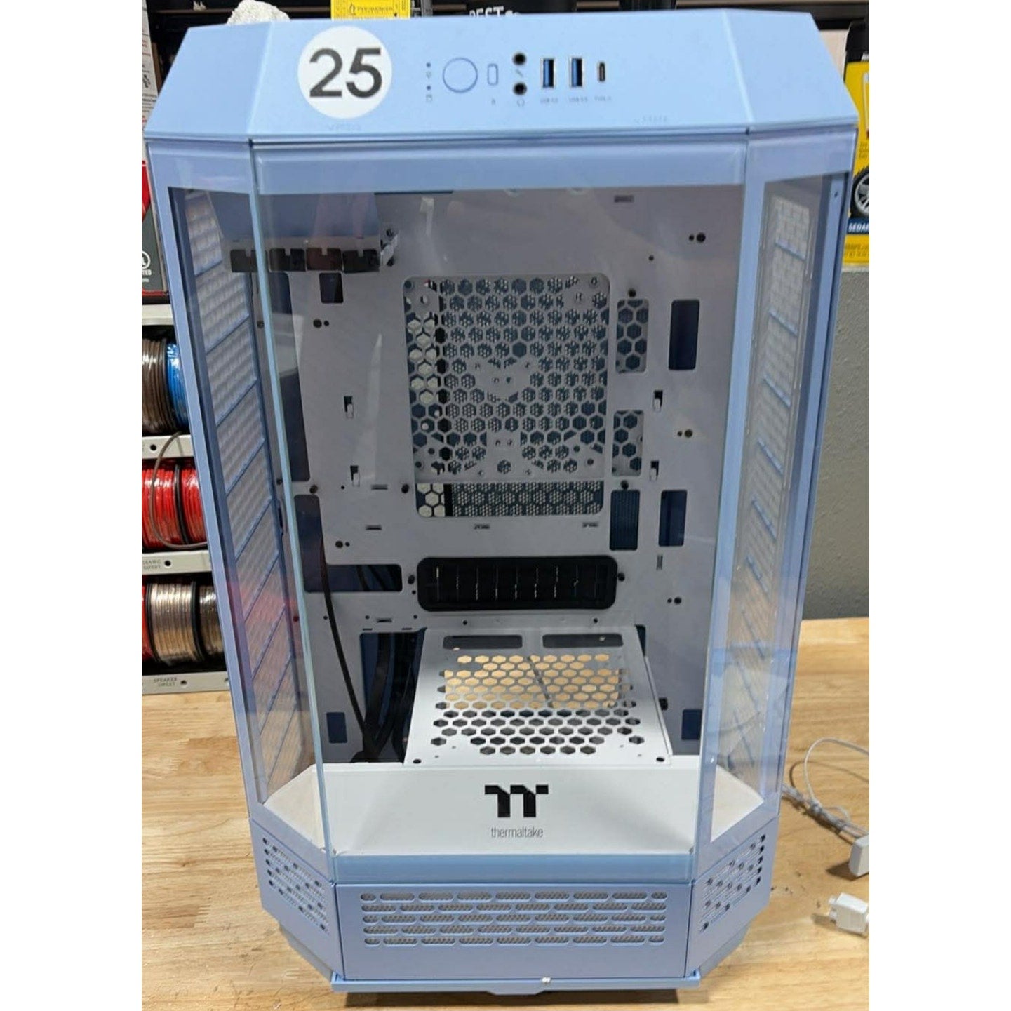 Thermaltake Tower 300 Hydrangea Blue Micro-ATX Case; 2x140mm CT Fan Included