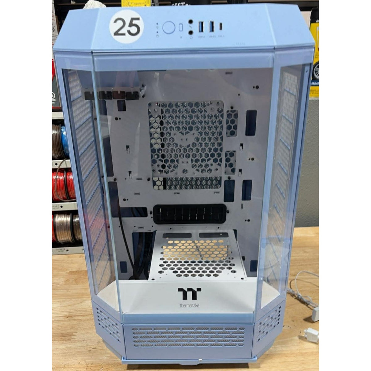 Thermaltake Tower 300 Hydrangea Blue Micro-ATX Case; 2x140mm CT Fan Included