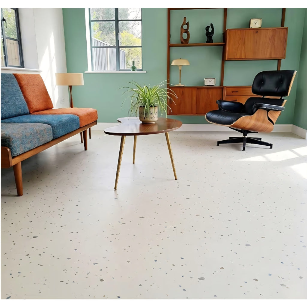 Allure Luxury Vinyl Tile Flooring, 22 Mil Wear Layer, Perfect Parfait Terrazzo 12" x 24", 6.5 mm