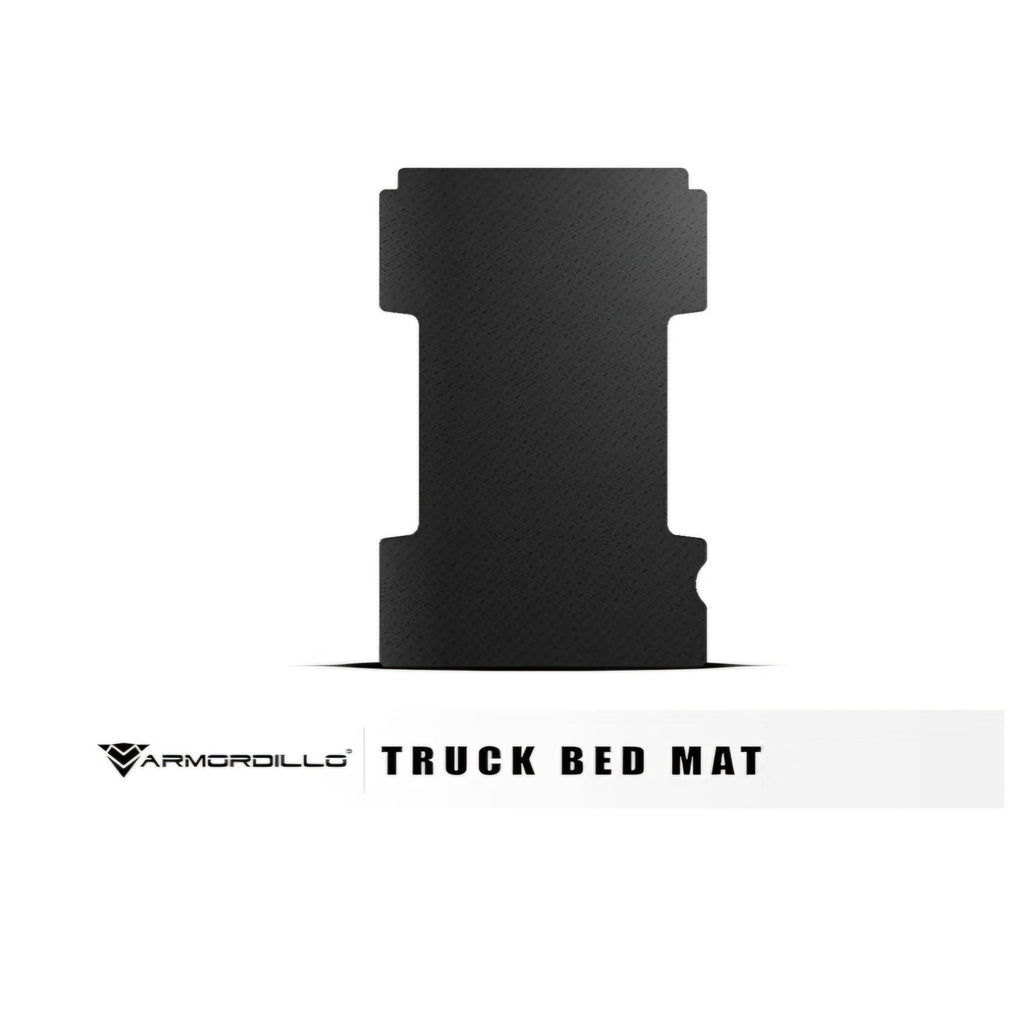 Plate Rubber Truck Bed Mat Black Fits 1987 2010 Dodge / 2011 Ram Dakota 2006-2009 Mitsubishi Raider