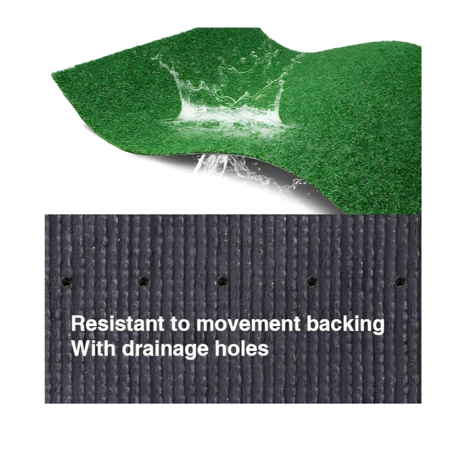 Artificial Grass Turf Lawn-7 Feet x 12 Feet, 0.4" Indoor Outdoor Rug Synthetic Grass Mat Fake Grass