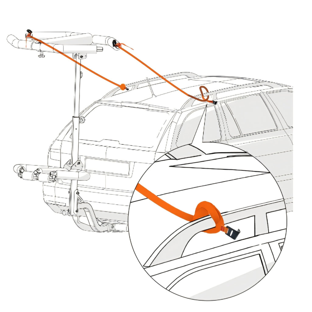 Iridium hitch mounted kayak rack