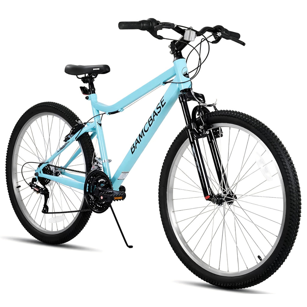 26 Inch Womens and Mens Mountain Bike, 18 Speed Steel Frame Adult Bicycle