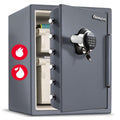 SentrySafe Fireproof and Waterproof Gray Steel Home Safe with Digital Keypad Lock