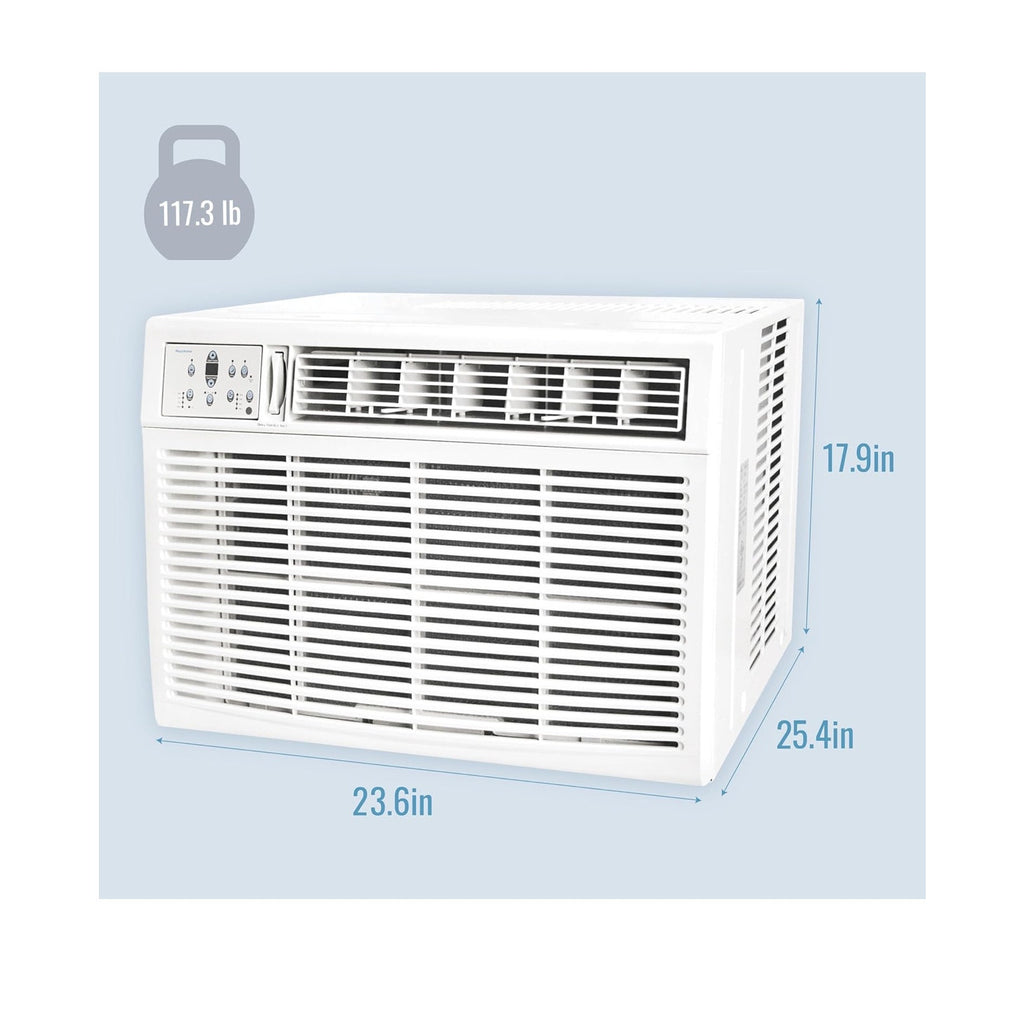 Keystone 18,800 BTU Window-Wall Air Conditioner with 16,000 BTU Supplemental Heating