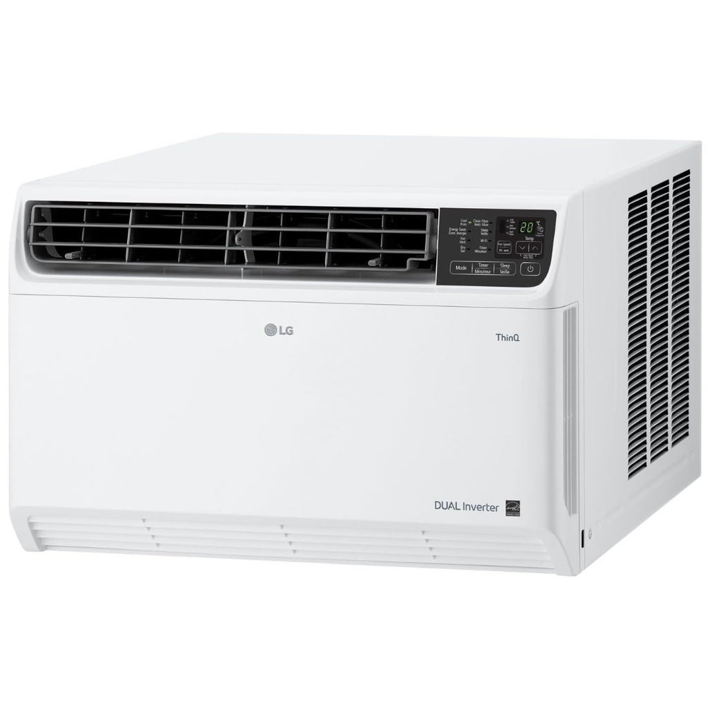 LG 14,000 BTU DUAL Inverter Smart Window Air Conditioner, 115V, Cools 800 Sq. Ft. for Bedroom