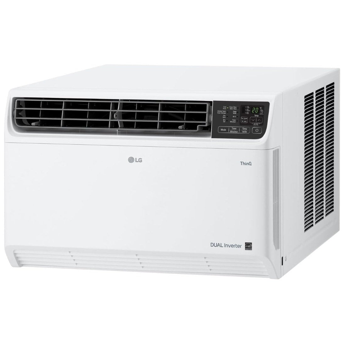 LG 14,000 BTU DUAL Inverter Smart Window Air Conditioner, 115V, Cools 800 Sq. Ft. for Bedroom