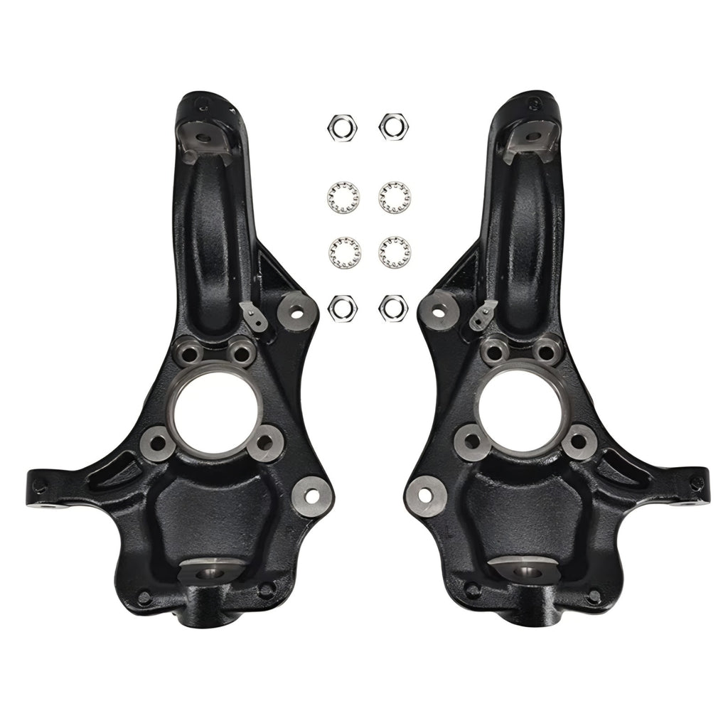 Front 2" Drop Spindles for Chevy Silverado 1500 2wd 2019-2025, for GMC Sierra 1500 2wd 2019 - 2025
