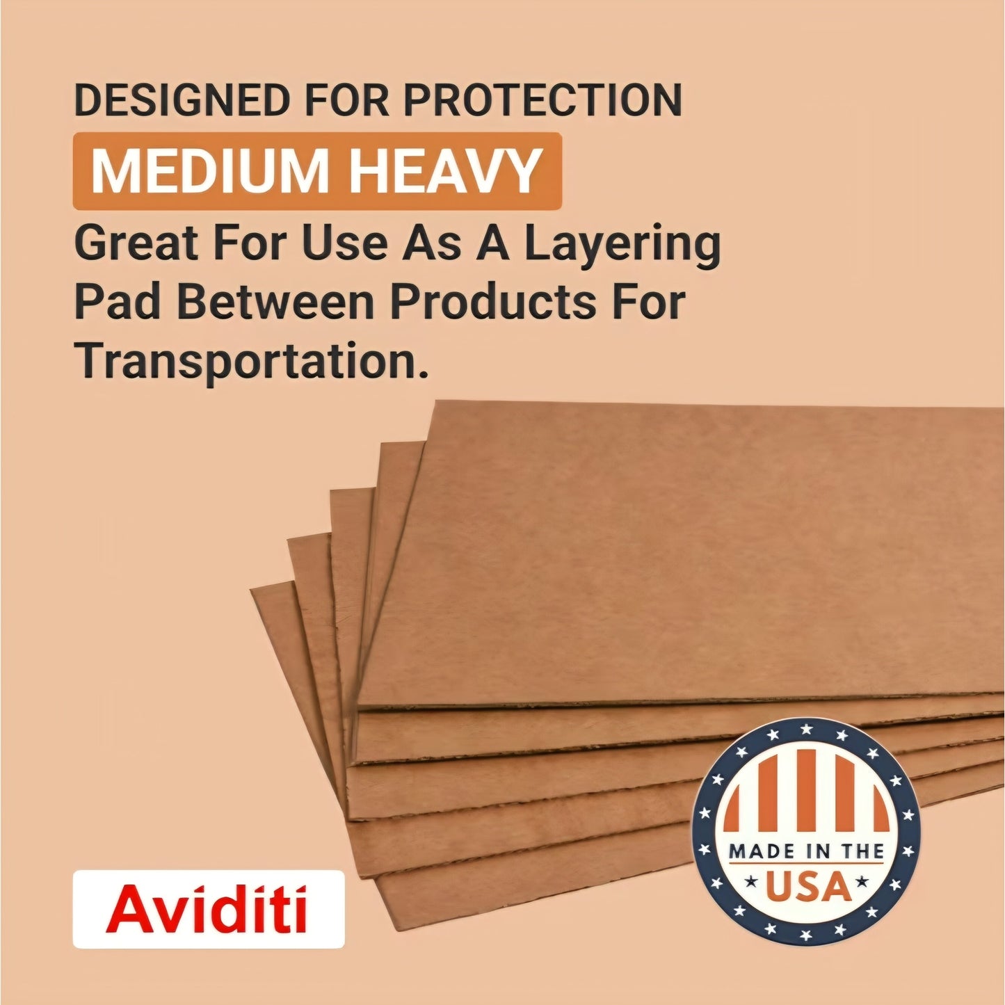 Corrugated Cardboard Sheets 24" x 72" (5 Pack) Large Card Board for Layer Separation