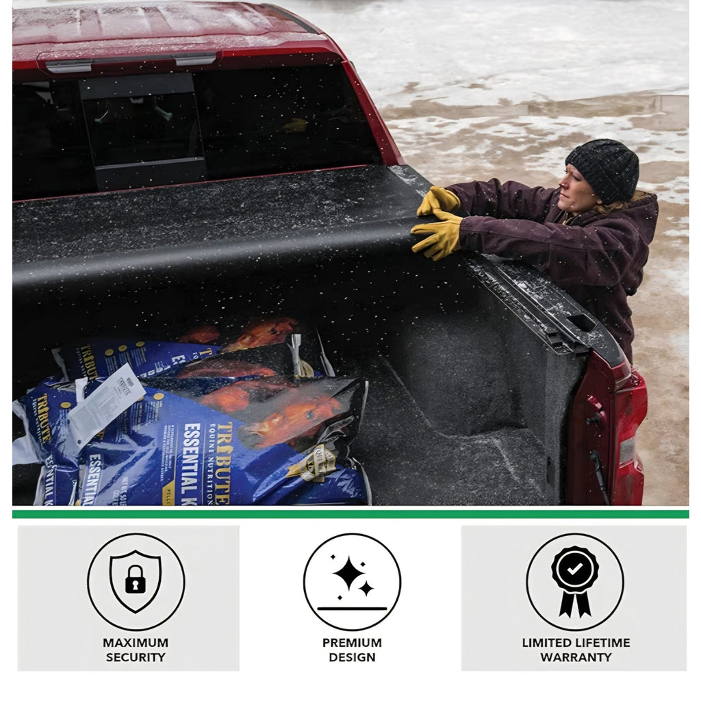 Gator ETX Soft Roll Up Truck Bed Tonneau Cover | 53306 | Fits 2004 - 2014 Ford F-150 5' 7" Bed (67"