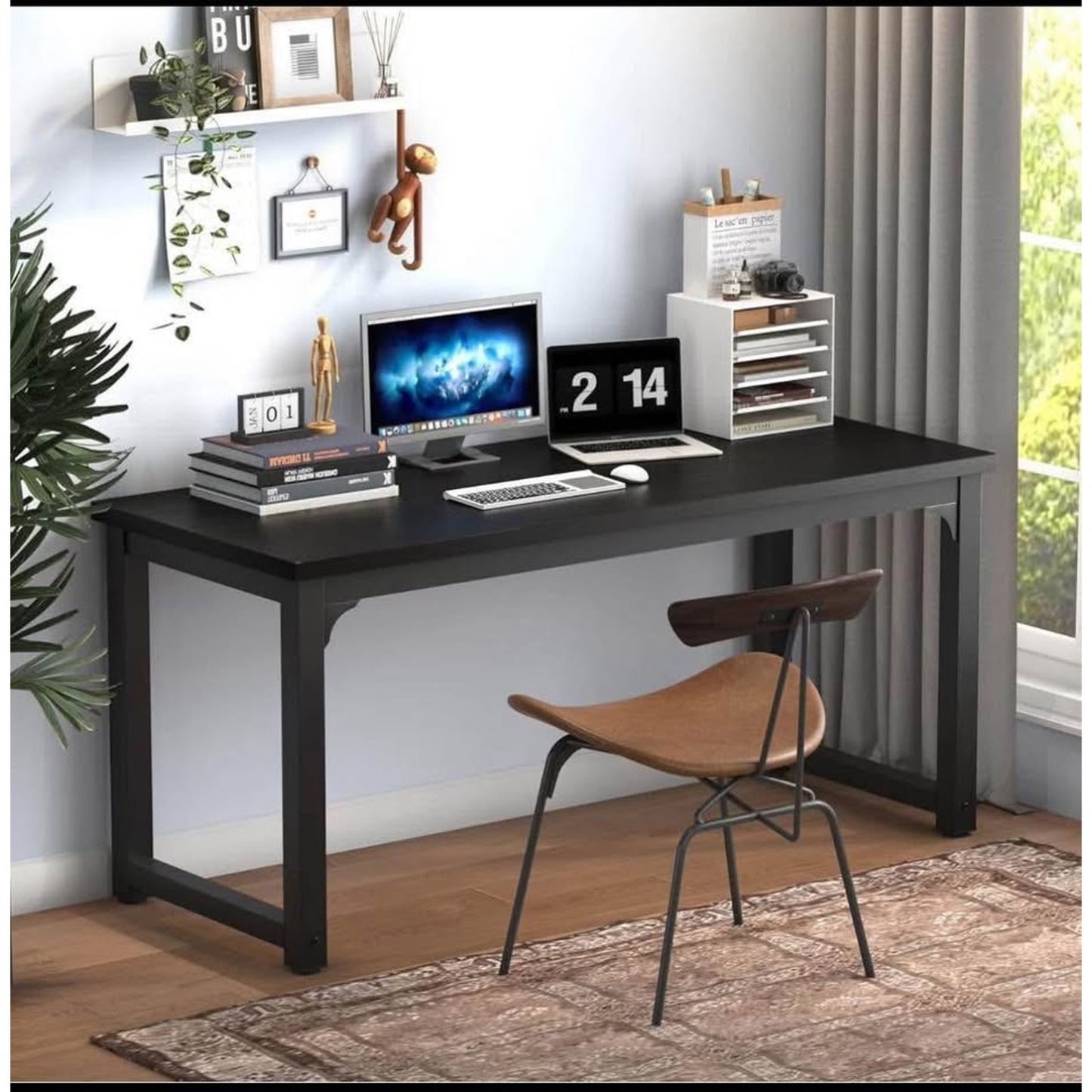 $90 obo NSdirect 63 inch Computer Desk,Modern Simple Style PC Table Office Desk Wide Workstation for