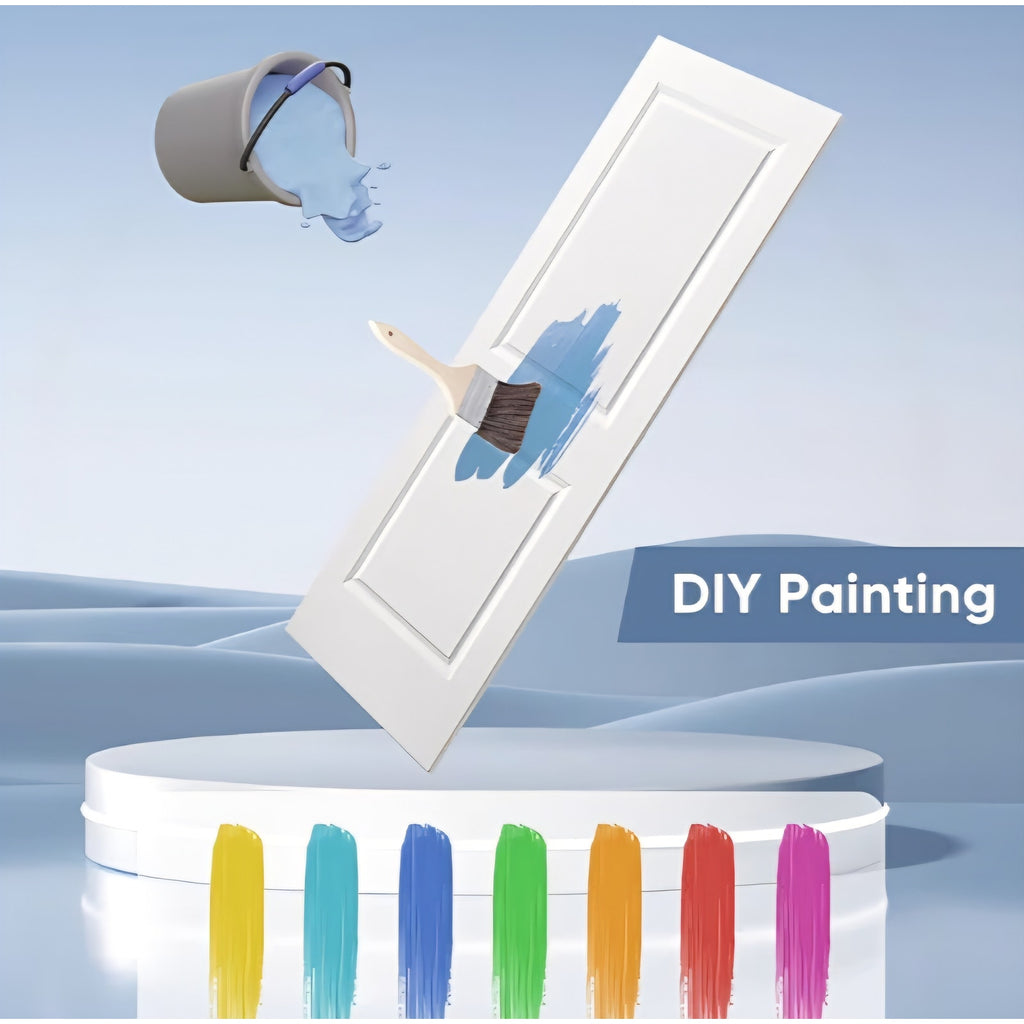 Door Slab 30x80 in Raised 2-Panel Square Top Smooth White Primed Molded Door Slab