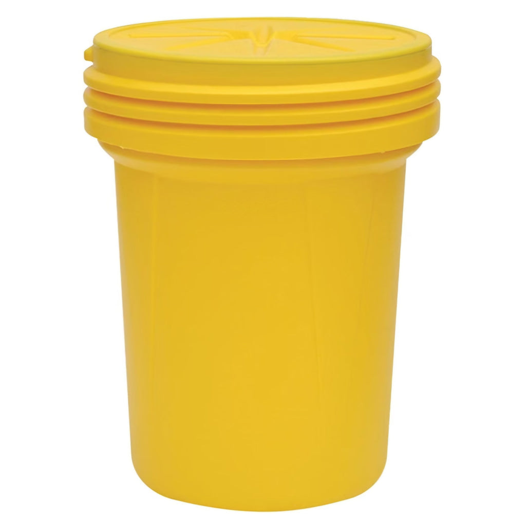 High-Density-Polyethylene Construction, Open Head Lab Pack Drum, Screw-On Lid