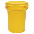 High-Density-Polyethylene Construction, Open Head Lab Pack Drum, Screw-On Lid