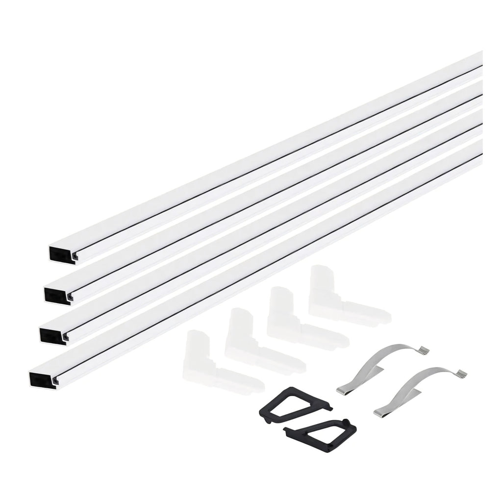 M-D Building Products 14104 5/16 in. x 36 in. x 36 in. White Aluminum Screen Frame Kit