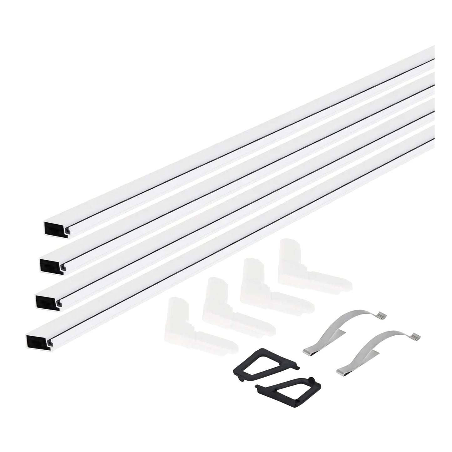 M-D Building Products 14104 5/16 in. x 36 in. x 36 in. White Aluminum Screen Frame Kit