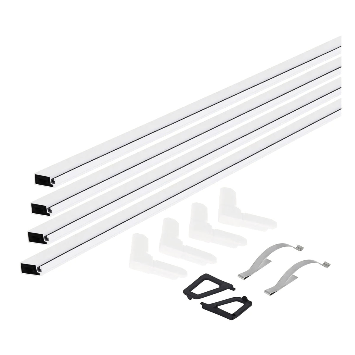 M-D Building Products 14104 5/16 in. x 36 in. x 36 in. White Aluminum Screen Frame Kit