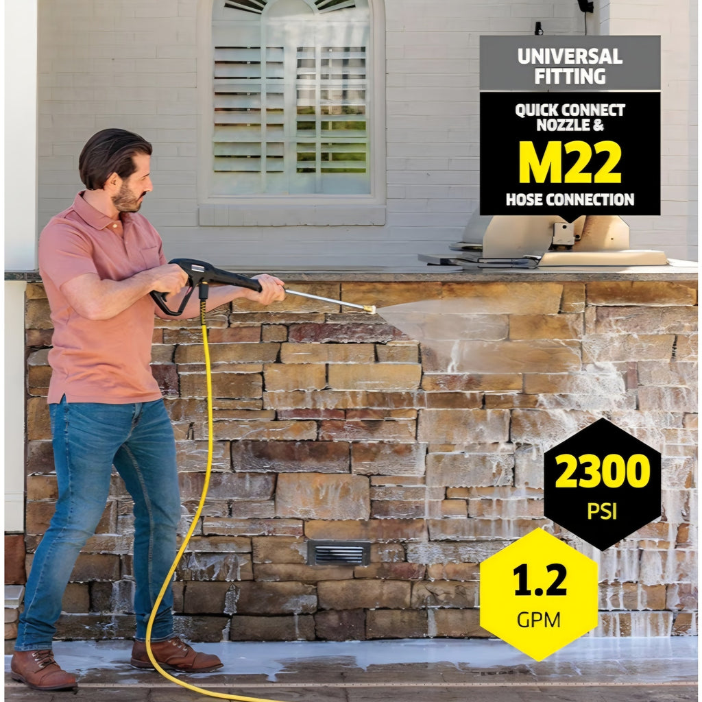 Kärcher Pressure Washer K2300PS, CETA Certified, 4 Spray Nozzles, Detergent Tank