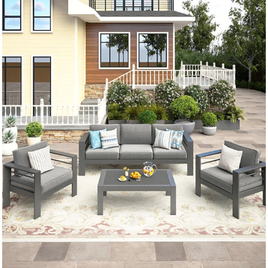 2-Piece Outdoor Patio Furniture Set, Outdoor Sectional Furniture