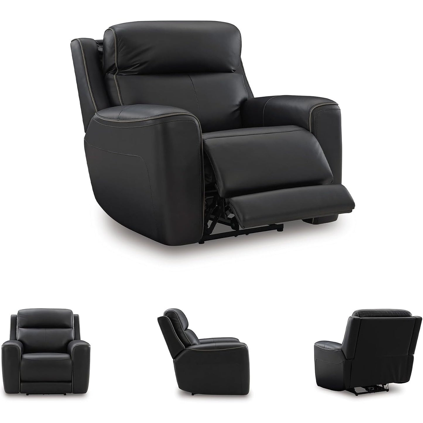 Signature Design by Ashley 5Z-Dreamlight Urban Power Recliner, Black