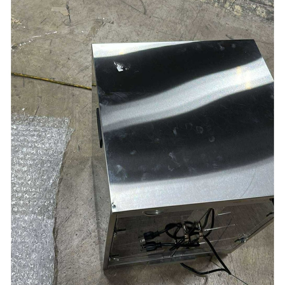 4-Shelf Electric Hot Box Food Warmer Accommodating up to (8) 16" Pizza Boxes, Countertop Heated
