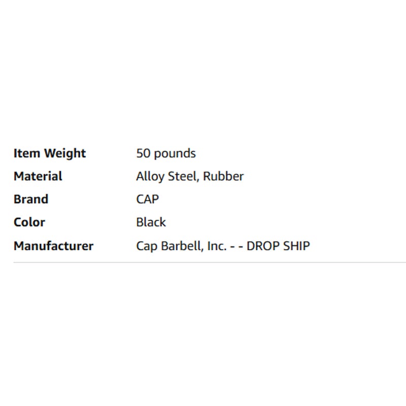SET 25 LB CAP Barbell Rubber Olympic Bumper Plate