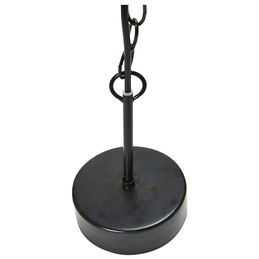 Draped Wood Bead Chandelier 32"L x 24.5" W x 32.25" H