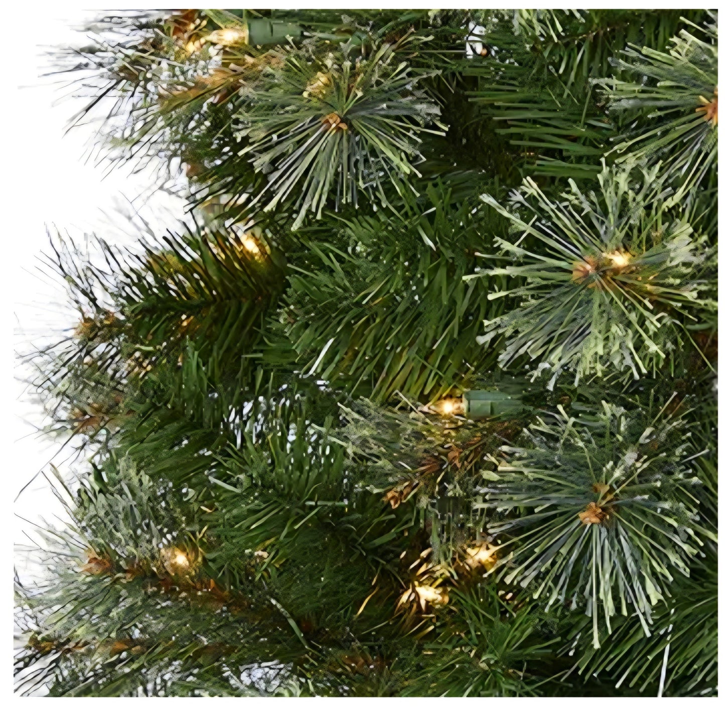 Nearly Natural 9ft. Cashmere Slim Artificial Christmas Tree with 550 Warm White Lights and 1308