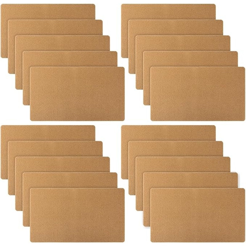 Tinideya 20 Pcs Coir Doormat with Heavy Duty Backing, for Out/ Indoor Entryway  (29 x 17 In)