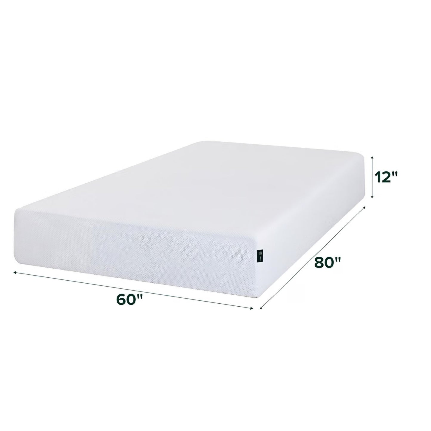 Zinus 12 Inch Queen Green Tea Cooling Memory Foam Mattress, Medium Feel Refreshing & Cooling Sleep