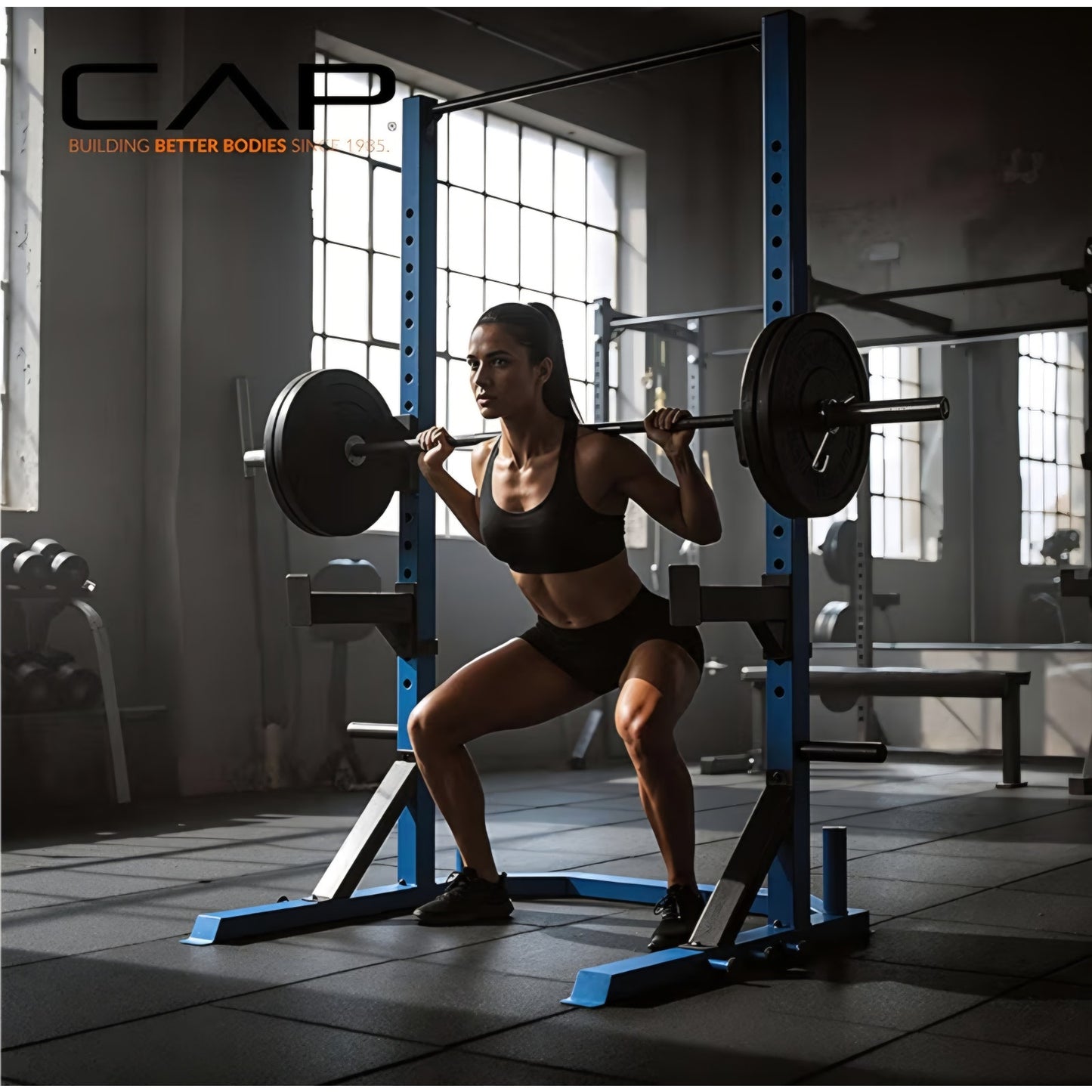 Cap Barbell FM-8000F Deluxe Power Rack Color Series