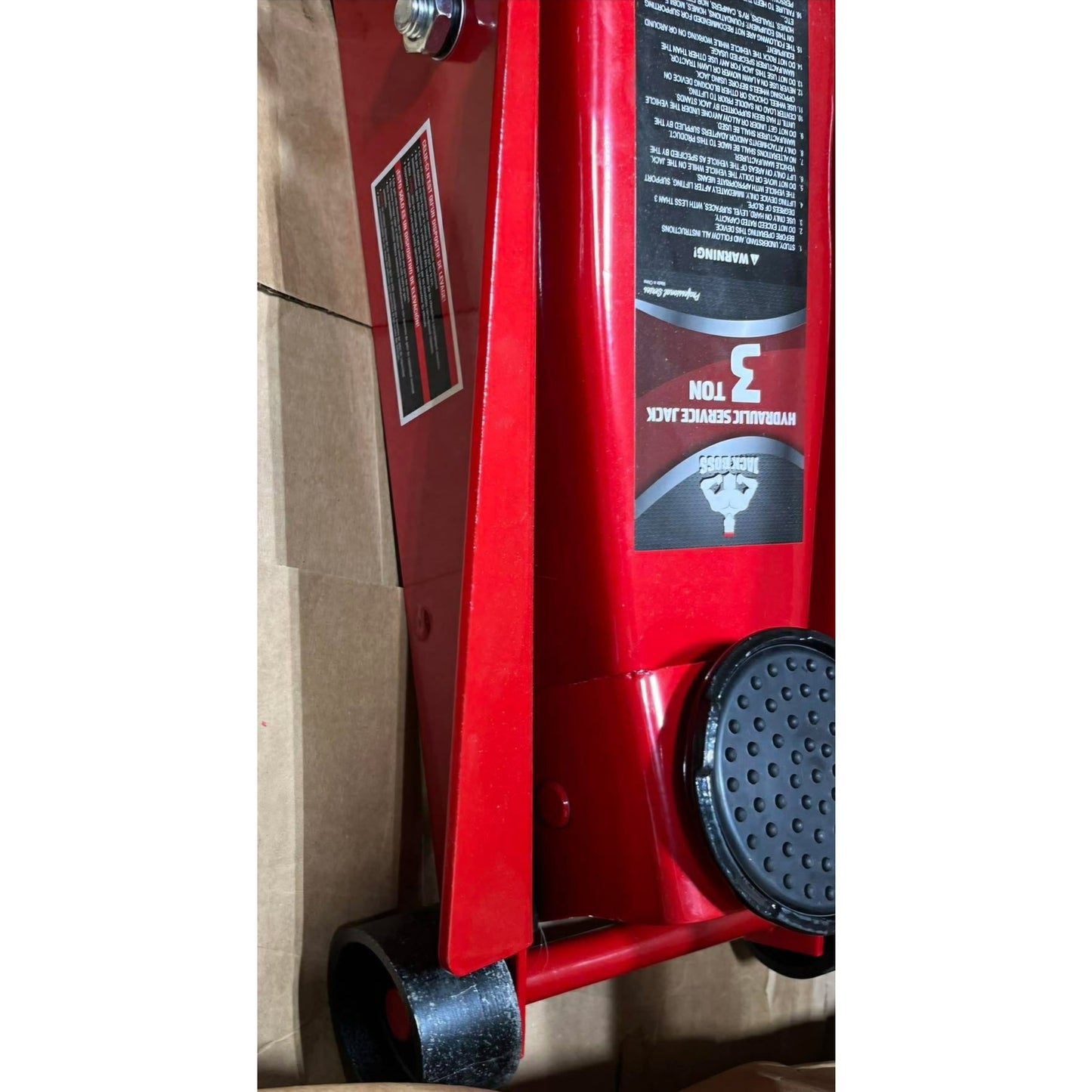 Jack Boss Floor Jack 3 Ton Capacity Fast Lift Service Jack Steel Heavy Duty Hydraulic Car Jack