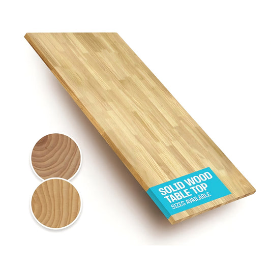 Solid Wood Desk Table Top – Pre-Finished 1.2” Thick Tabletop - Universal Fit for Standing Desks,