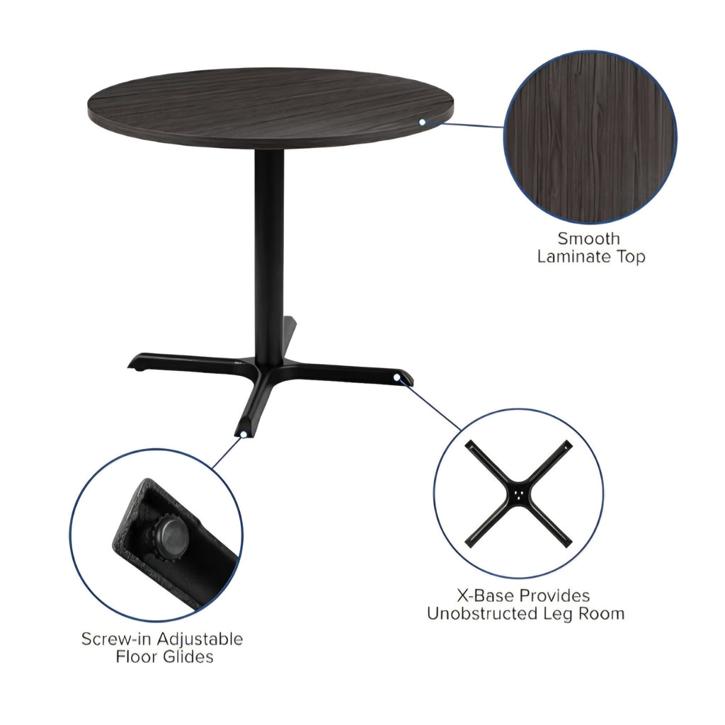 Chapman 36" Round Multipurpose Conference Table Business Meeting Table for Office