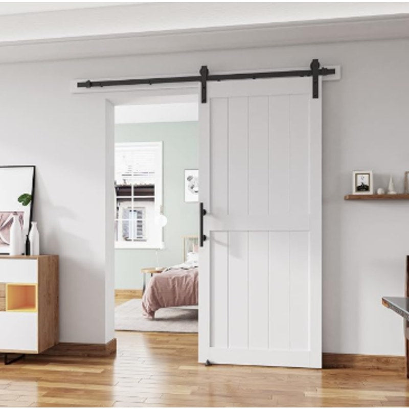 36''x84'' Sliding Barn Door with 6.6 Ft Barn Door Hardware Kit