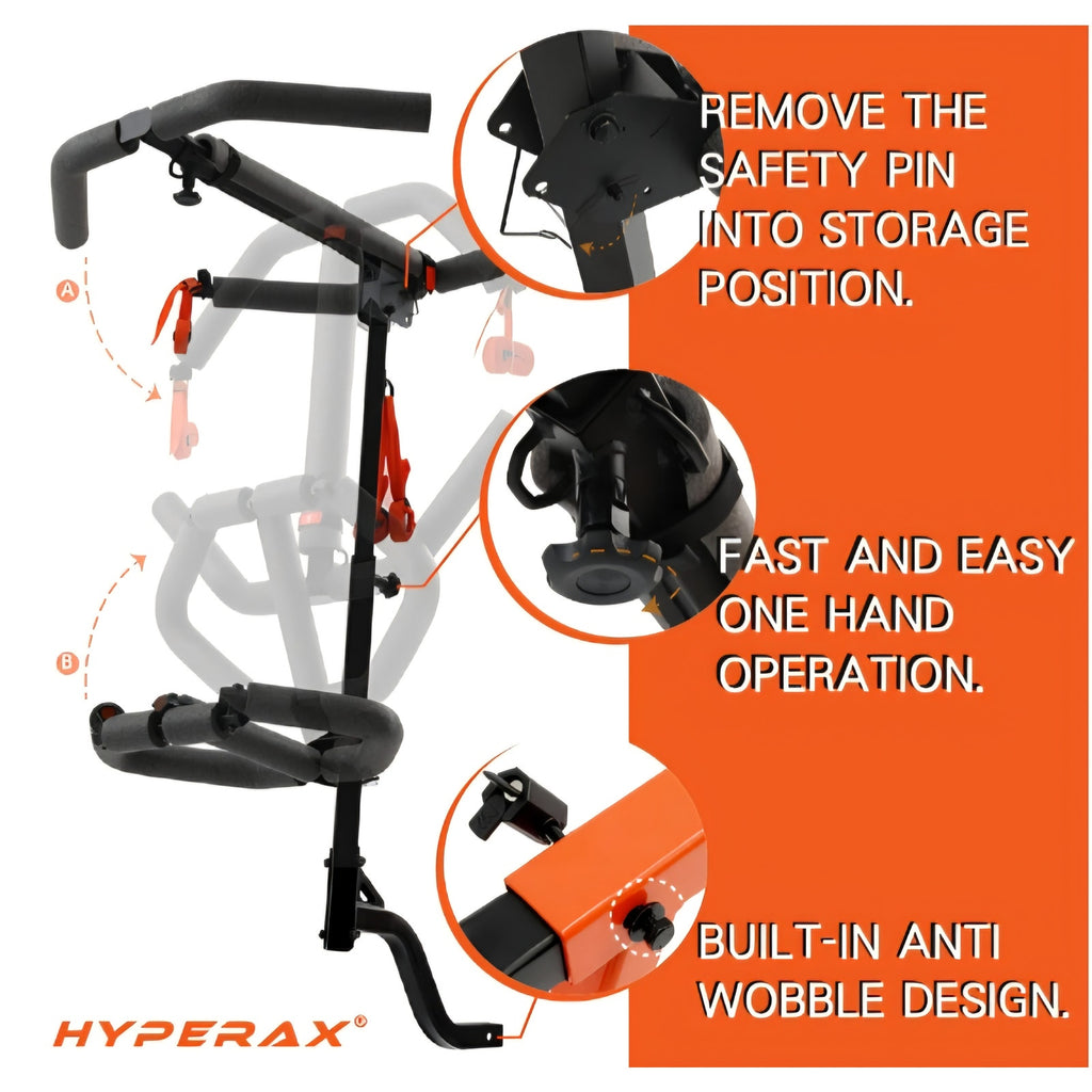 Iridium hitch mounted kayak rack