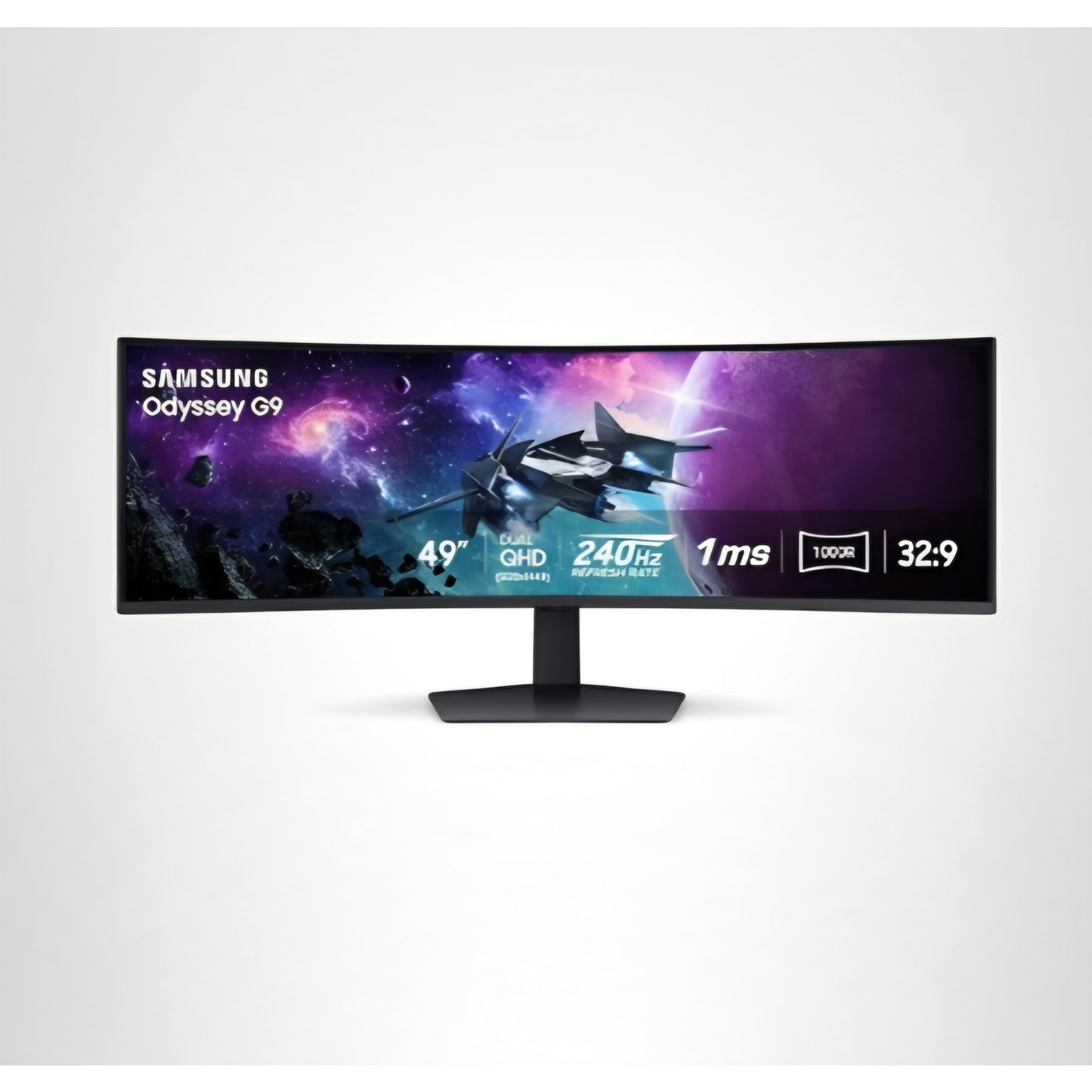 SAMSUNG 49" Odyssey G9 (G95C) Series DQHD 1000R Curved Gaming Monitor, 240Hz, 1ms(GtG)